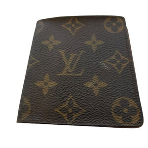 Louis Vuitton Bifold Wallet Brown Monogram Canvas Wallet